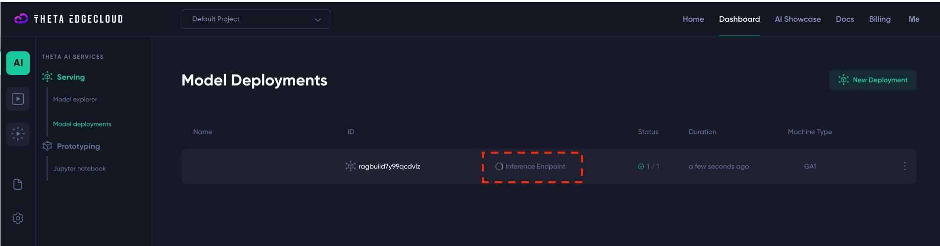 Launching the builder - step3