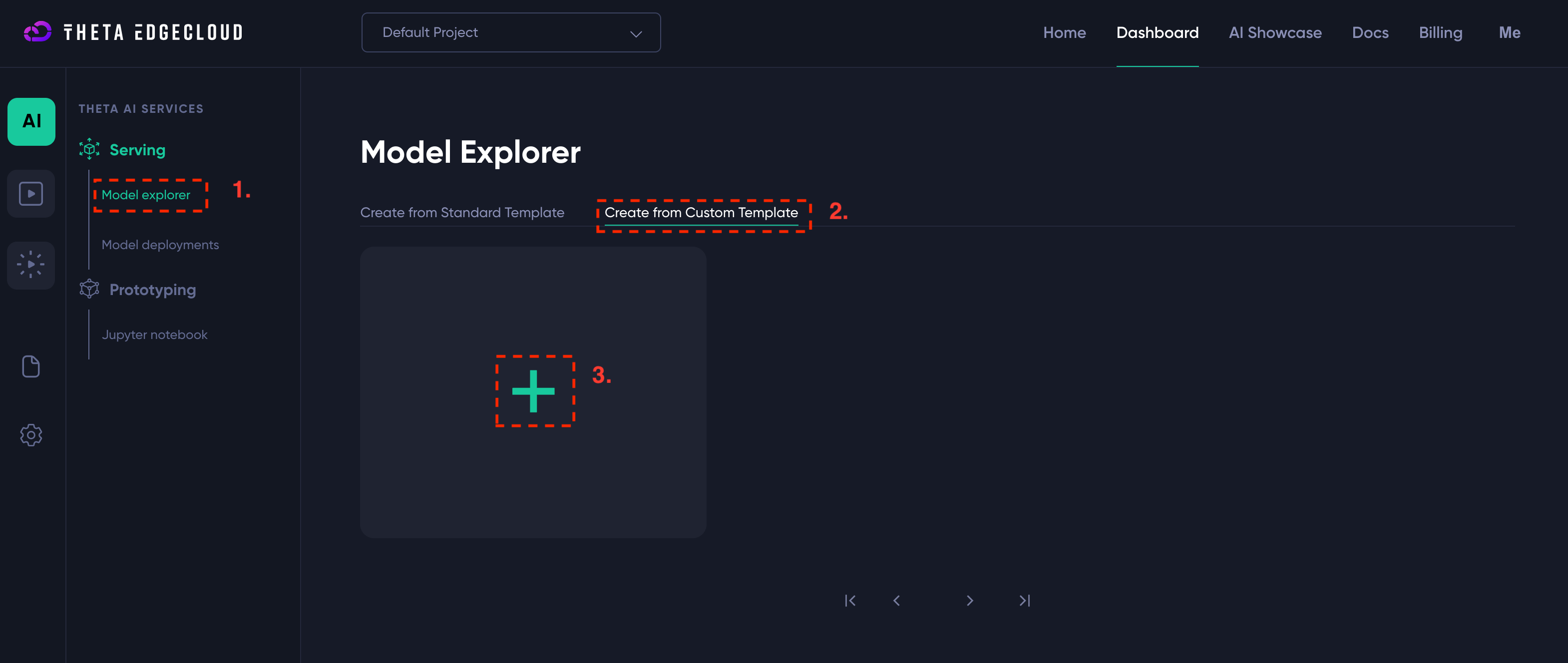 Adding a custom AI workflow template in Theta EdgeCloud