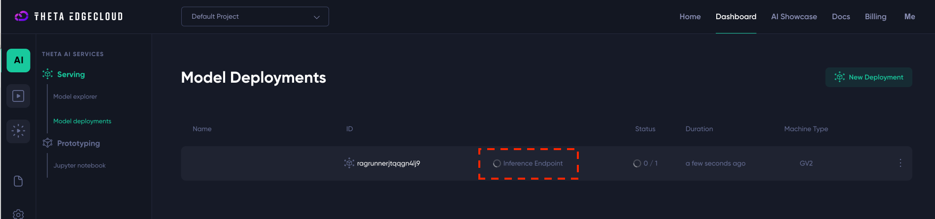 Launching the runner - step3